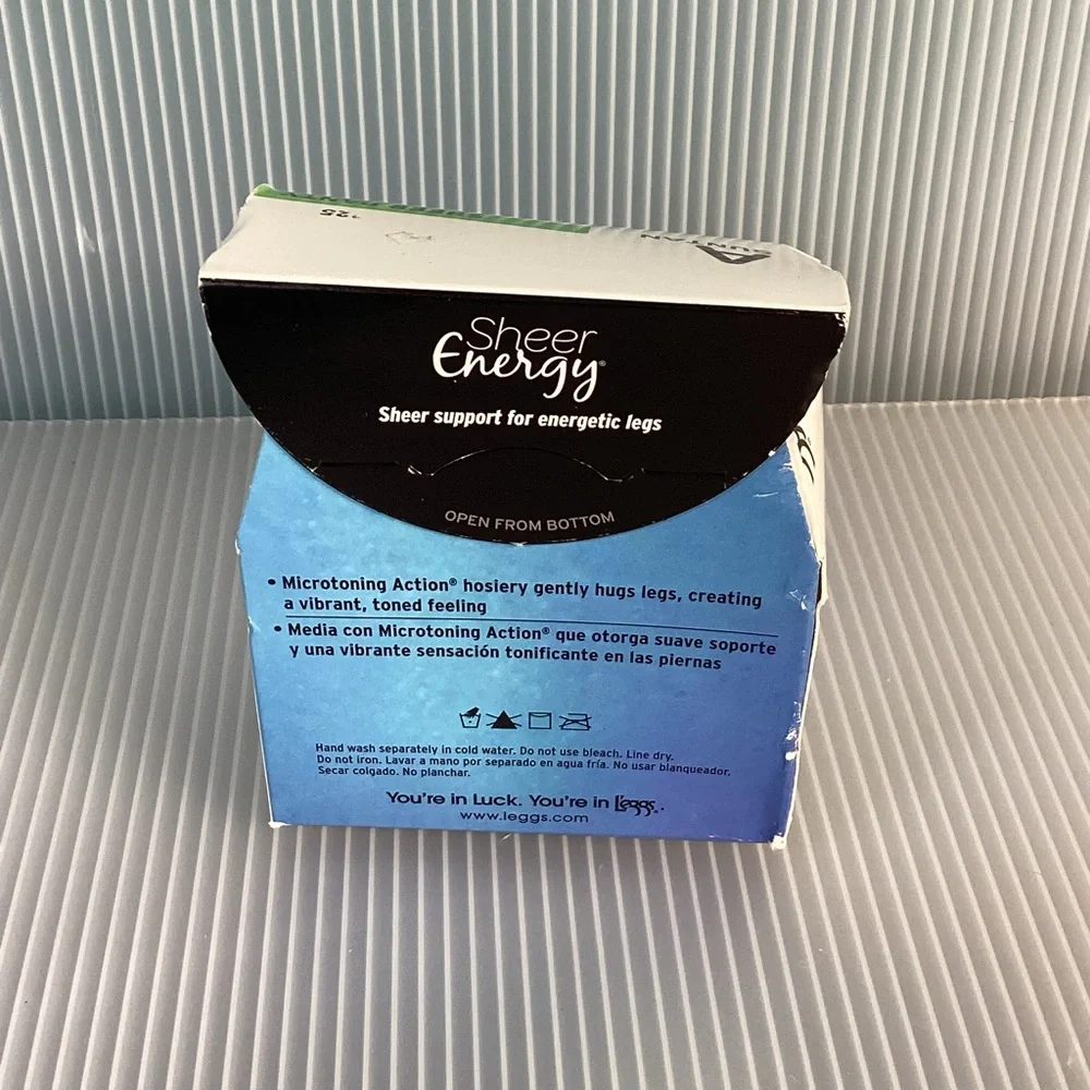 L’eggs Sheer Energy Medium Support Leg Sheer Panty Suntan Size A Pantyhose